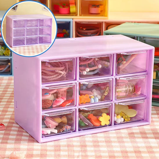 Boite de Rangement Plastique | ManyOption™ - Mauve