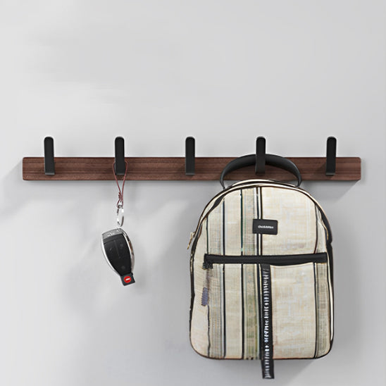 Porte manteau en bois | EleganceBois™ - Noir