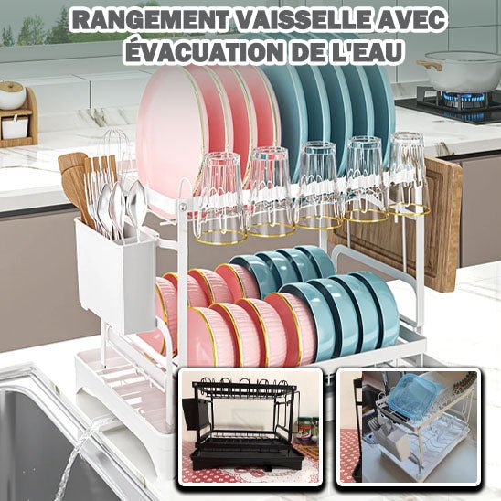 Egouttoir Vaisselle | ClearDry™ - Rangement Optimal