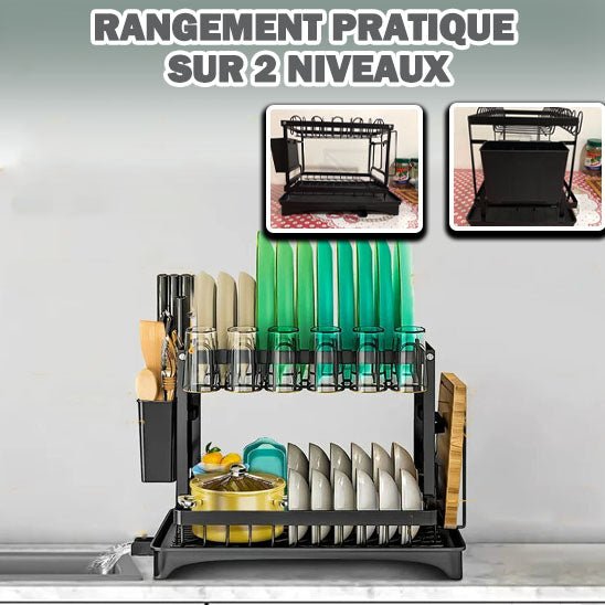 Egouttoir Vaisselle | ClearDry™ - Rangement Optimal