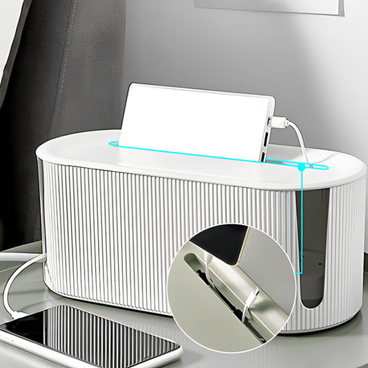 Boite de Rangement Plastique | ChargeCase™ - Blanc