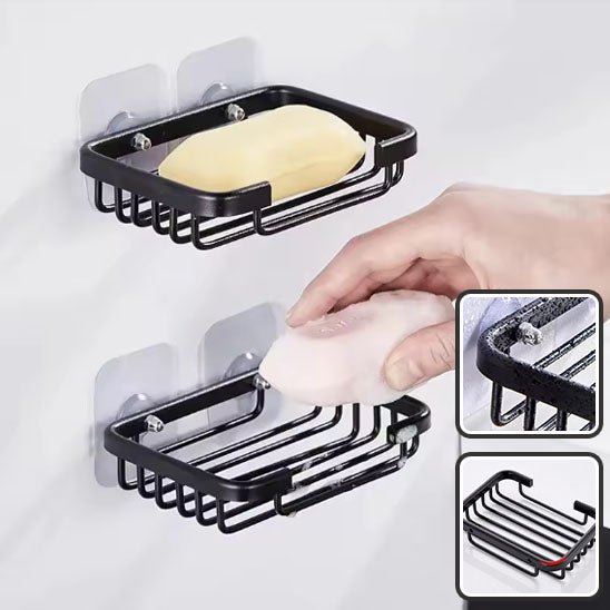 Porte Savon Mural | LuxeBath™ - Rangement Optimal