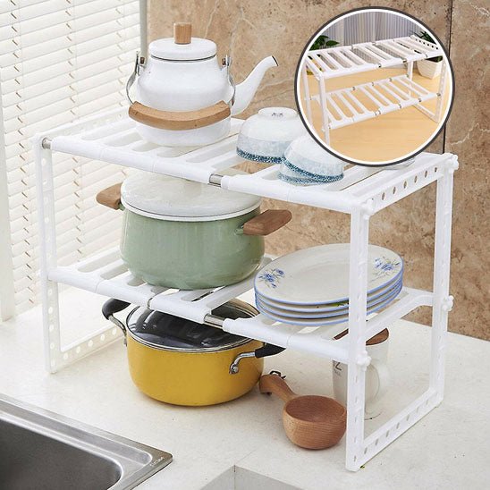 ETAGERE DE RANGEMENT | SOUS EVIER - JustOrganize™ - Rangement Optimal