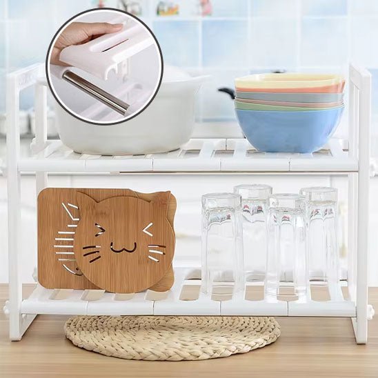 ETAGERE DE RANGEMENT | SOUS EVIER - JustOrganize™ - Rangement Optimal